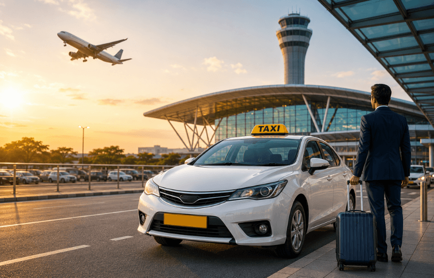 Airport transport and passenger pickup